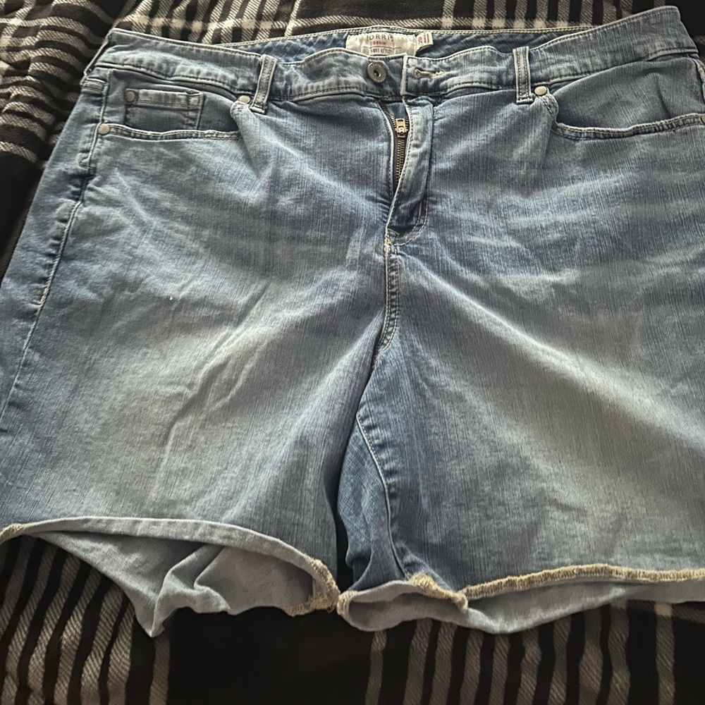 Blue Jean shorts from torrid size 20